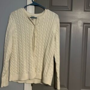 LL bean button up cardigan- no pockets